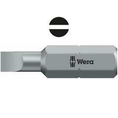 Бита для винтов со шлицем Wera 800/1 Z 0,8 x 5,5 x 25 мм, 15 шт цена и информация | Механические инструменты | kaup24.ee