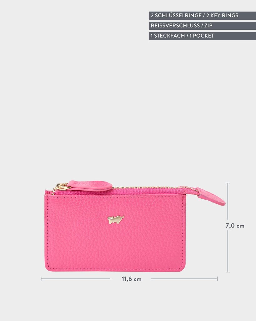 Võtmetasku Braun Buffel, roosa цена и информация | Naiste rahakotid | kaup24.ee