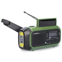 DAB+/FM vändaga raadio, LED taskulamp, akupank, päikesepatarei hind ja info | Raadiod, magnetoolad | kaup24.ee