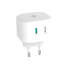 Toalaadija 45W 2xUSB-C, Gan, PD hind ja info | Mobiiltelefonide laadijad | kaup24.ee