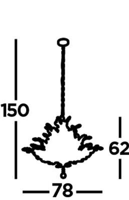 Searchlight rippvalgusti Bouquet 8011-11CC цена и информация | Rippvalgustid | kaup24.ee