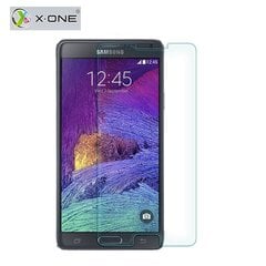 Kaitseklaas X-One Tempered Galss sobib Samsung Galaxy Note 4 N910 hind ja info | Ekraani kaitsekiled | kaup24.ee