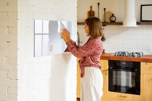 Magnettahvel Tumevalge Värv, 90x60 цена и информация | Смягчает воду и защищает Вашу посудомоечную машину от извести. | kaup24.ee