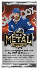 Хоккейные карточки Upper Deck Skybox Metal Universe 2021/2022 Blaster Box цена и информация | Коллекционные карточки | kaup24.ee