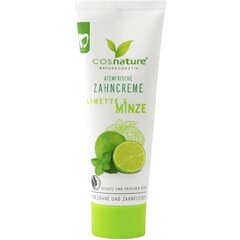 Cosnature hambapasta laimi ja piparmündiga 75ml hind ja info | Suuhügieen | kaup24.ee