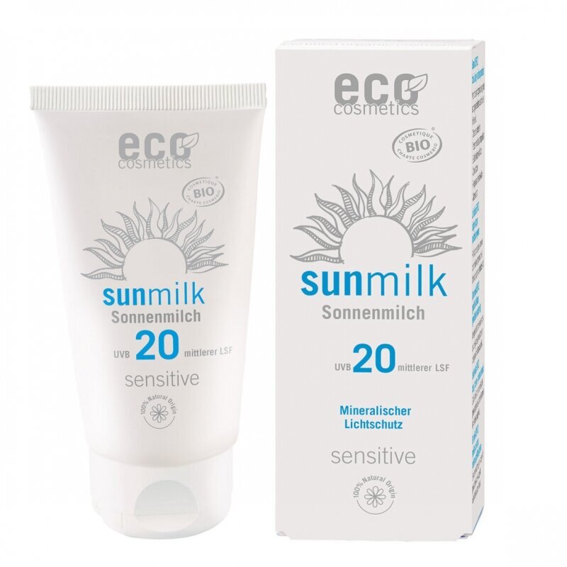 Päikesekaitselosjoon SPF 20 Eco cosmetics, 75 ml цена и информация | Päikesekreemid | kaup24.ee