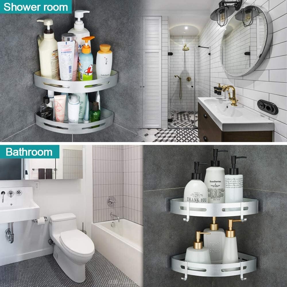 Nurga seinariiul vannitoa jaoks, 2 tk hind ja info | Vannitoa sisustuselemendid ja aksessuaarid | kaup24.ee