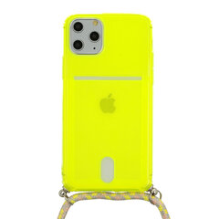 Чехол STRAP Fluo для Iphone 11 Pro Lime цена и информация | Чехлы для телефонов | kaup24.ee