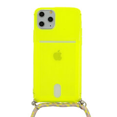 Чехол STRAP Fluo для Iphone 12/12 Pro Lime цена и информация | Чехлы для телефонов | kaup24.ee