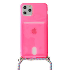 Чехол STRAP Fluo для Iphone 12 Mini, розовый цена и информация | Чехлы для телефонов | kaup24.ee
