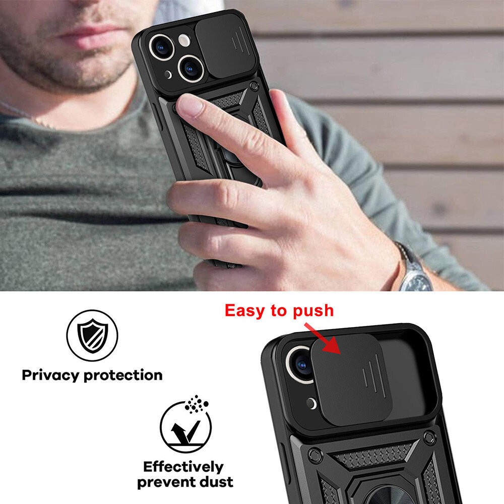 Slide Camera Armor Case Motorola Moto G42 hind ja info | Telefoni kaaned, ümbrised | kaup24.ee