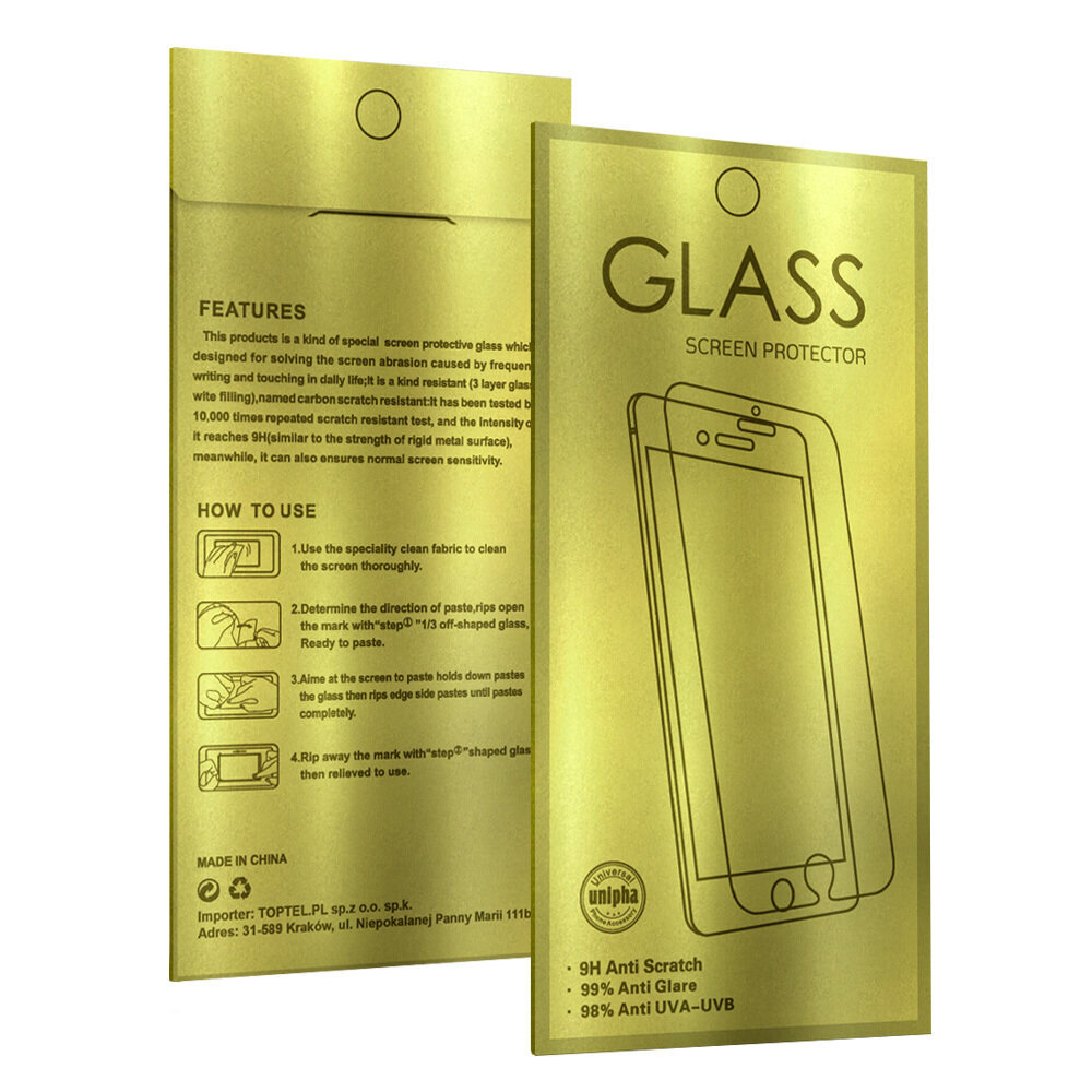 Glass Gold Motorola Moto G54 5G/G73 5G hind ja info | Ekraani kaitsekiled | kaup24.ee