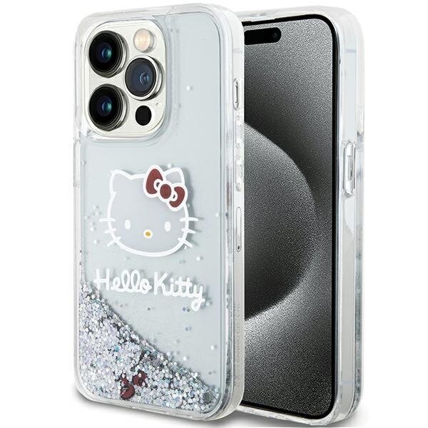 Hello Kitty Liquid Glitter Charms Kitty Head Iphone 13 Pro hind ja info | Telefoni kaaned, ümbrised | kaup24.ee