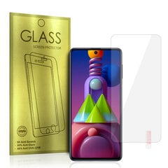 Glass Gold Samsung Galaxy M51/M52 5G hind ja info | Ekraani kaitsekiled | kaup24.ee