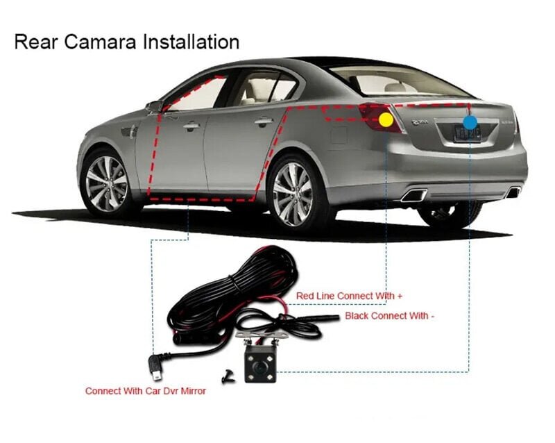 Car Dash Cam DVR-01 Mirror hind ja info | Pardakaamerad ja videosalvestid | kaup24.ee