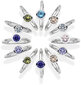 Hot Diamonds Hõbesõrmus Emozioni Scintilla Violet Spirituality ER021 hind ja info | Sõrmused | kaup24.ee