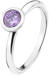 Hot Diamonds Emozioni Scintilla Lavendel Calmness ER020 hõbesõrmus hind ja info | Sõrmused | kaup24.ee