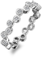 Hot Diamonds Роскошное серебряное кольцо с топазом и бриллиантом Willow DR208 цена и информация | Кольца | kaup24.ee