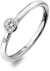 Hot Diamonds Роскошное серебряное кольцо с топазом и бриллиантом Willow DR206 цена и информация | Кольца | kaup24.ee