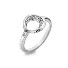 Hot Diamonds Шикарное серебряное кольцо с бриллиантом и топазом Celestial DR232 цена и информация | Кольцо | kaup24.ee