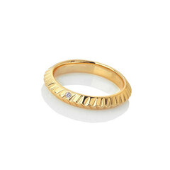 Hot Diamonds Очаровательное кольцо с позолоченным бриллиантом Jac Jossa Hope DR226 цена и информация | Кольцо | kaup24.ee