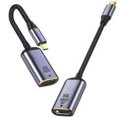Adapter Reagle USB-C Displayport DP 8K adapter Mac цена и информация | Адаптеры и USB-hub | kaup24.ee