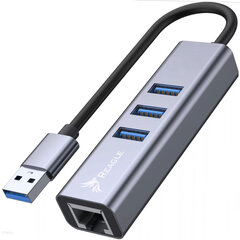 Võrguadapter Reagle USB-A 3.1 Gigabit LAN RJ45 1GB hind ja info | USB jagajad, adapterid | kaup24.ee