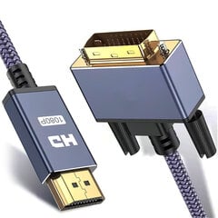 Reagle HDMI-DVI 1.5M kahesuunaline DVI-HDMI 24+1 kaabel hind ja info | Kaablid ja juhtmed | kaup24.ee