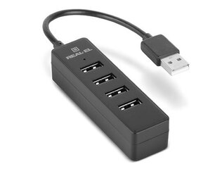 Real-EL HQ-154, USB 2.0 HUB, 4 x USB цена и информация | Адаптеры и USB-hub | kaup24.ee