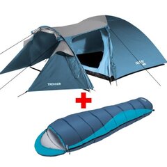 Telk koos magamiskottidega Nils Camp, sinine цена и информация | Палатки | kaup24.ee