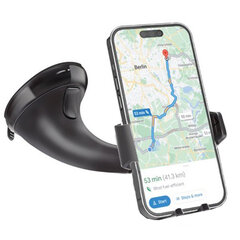 Автомобильное беспроводное зарядное устройство Deep-Tech Car Mount QI-03 10W для Apple iPhone / Samsung Galaxy, черное цена и информация | Зарядные устройства для телефонов | kaup24.ee