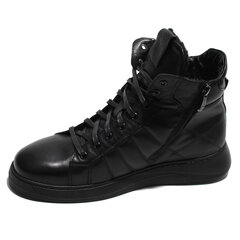 Мужские кожаные ботинки Kadar 249914, черный  цена и информация | Мужские ботинки | kaup24.ee