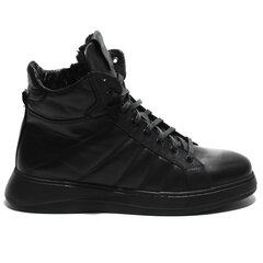 Мужские кожаные ботинки Kadar 249914, черный  цена и информация | Мужские ботинки | kaup24.ee