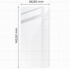 Karastatud klaas Bizon Glass Clear 2 Galaxy S24 hind ja info | Ekraani kaitsekiled | kaup24.ee