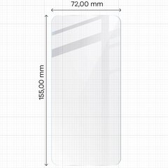 Karastatud klaas Bizon Glass Clear 2 Galaxy A34 5G hind ja info | Ekraani kaitsekiled | kaup24.ee