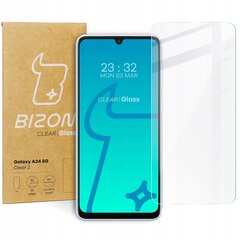 Karastatud klaas Bizon Glass Clear 2 Galaxy A34 5G цена и информация | Ekraani kaitsekiled | kaup24.ee