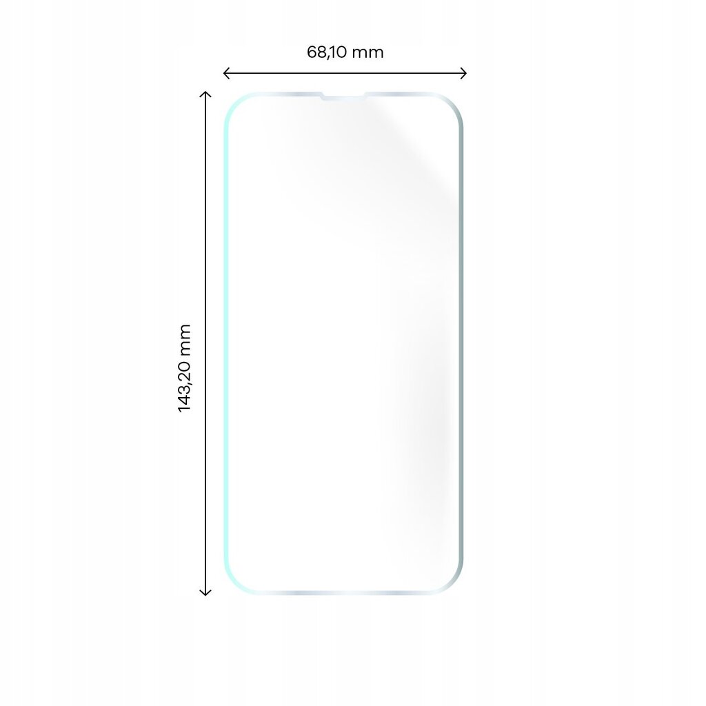 Kaitseklaas Bizon Glass Hydrogel iPhone 14 / 13 / 13 Pro, 2 tk. цена и информация | Ekraani kaitsekiled | kaup24.ee