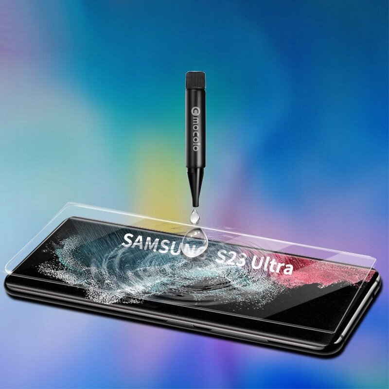Klaas Mocolo 3D UV-klaas Galaxy S23 Ultra, läbipaistev hind ja info | Ekraani kaitsekiled | kaup24.ee