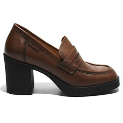 Женские кожаные туфли Nessi 250166, коричневый цена и информация | Туфли женские Saimaoxieye, песочного цвета | kaup24.ee