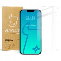 Karastatud klaas Bizon Glass Clear 2 iPhone 14 Plus / iPhone 13 Pro Max цена и информация | Защитные пленки для телефонов | kaup24.ee