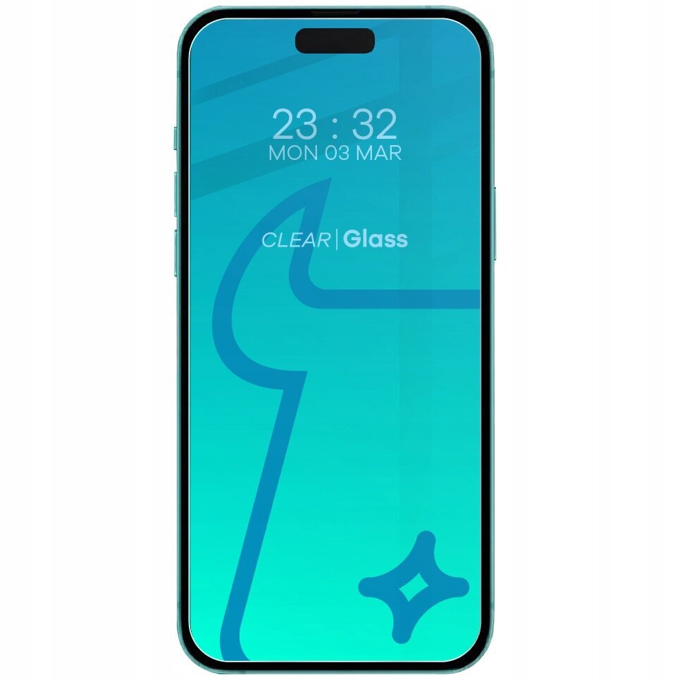 Karastatud klaas Bizon Glass Clear 2 iPhone 15 Plus / 15 Pro Max цена и информация | Ekraani kaitsekiled | kaup24.ee