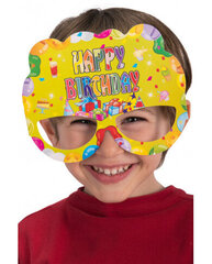 Pabermaskid kirjaga Buon Compleanno, 6 tk hind ja info | Karnevali kostüümid | kaup24.ee