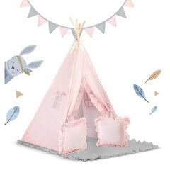 Tipi lastetelk Nukido, NK-406, roosa, 116x116x165cm цена и информация | Детские игровые домики | kaup24.ee