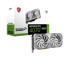 MSI GeForce RTX 4070 Ti Super Ventus 2X White OC цена и информация | Видеокарты | kaup24.ee