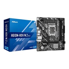 ASRock H610M-HDV/M.2 R2.0 цена и информация | Материнские платы | kaup24.ee