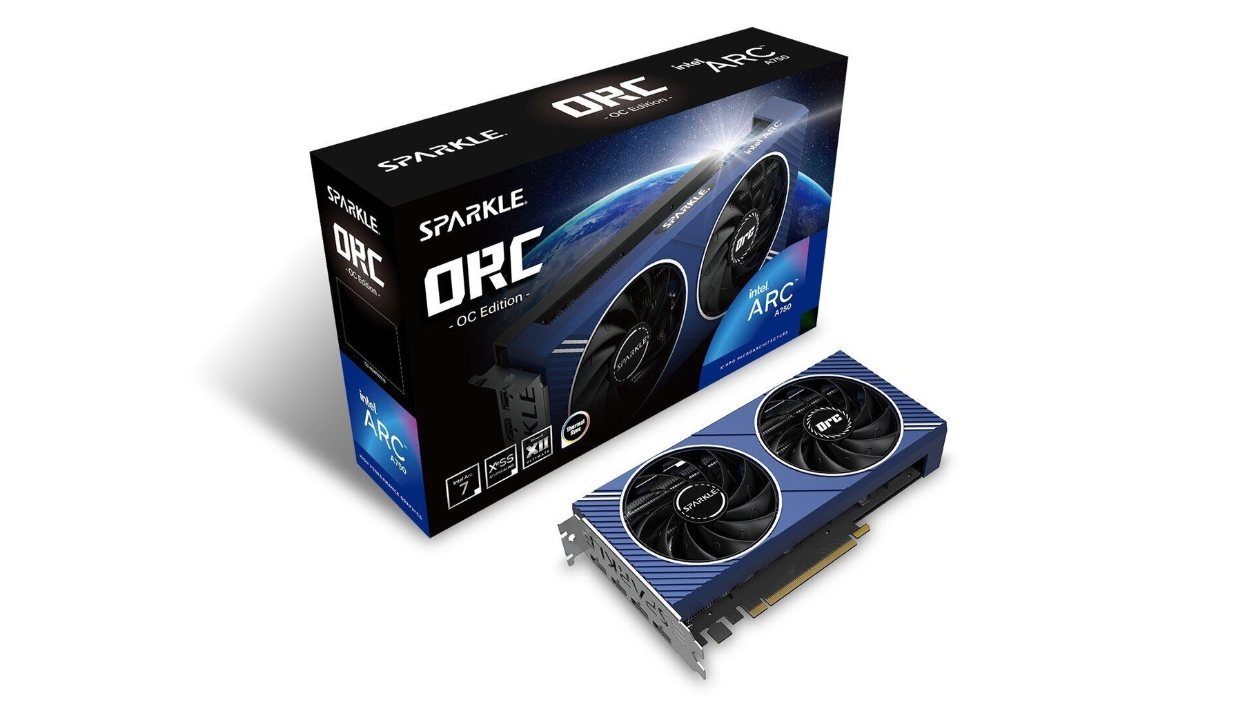 Sparkle Intel Arc A750 ORC OC Edition (SA750C-8GOC) hind ja info | Videokaardid (GPU) | kaup24.ee