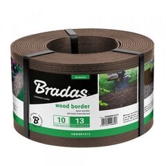 Murupiire Bradas Wood Border, 10 m, pruun hind ja info | Aiatööriistad | kaup24.ee