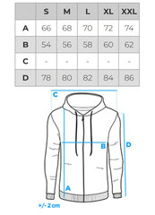 Мужская толстовка Ombre OM-SSPS-0152 цена и информация | свитер e193 - черный | kaup24.ee