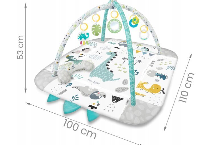 Tegelusmatt beebidele 3 in 1, 110 x 100 cm hind ja info | Tegelustekid | kaup24.ee