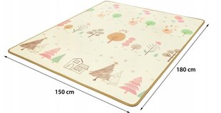 Kahepoolne lastetoa vaip xxl 180x150cm цена и информация | Развивающие коврики | kaup24.ee